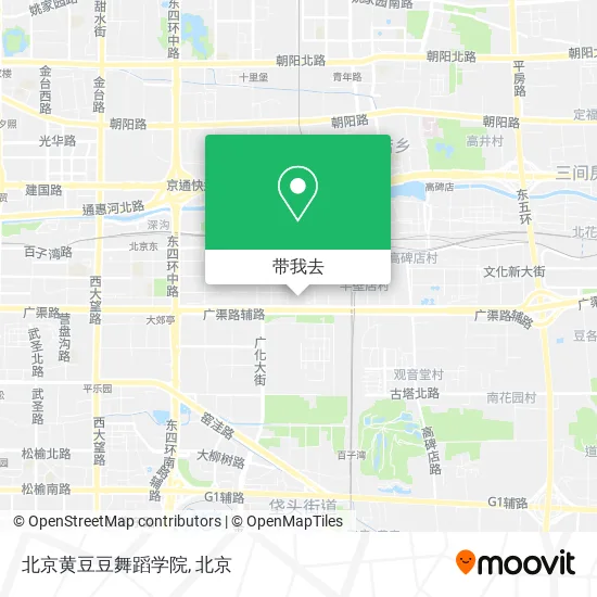 北京黄豆豆舞蹈学院地图