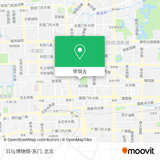 日坛博物馆-东门地图