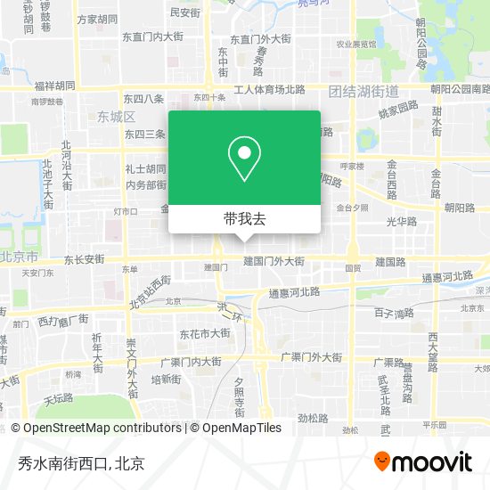 秀水南街西口地图