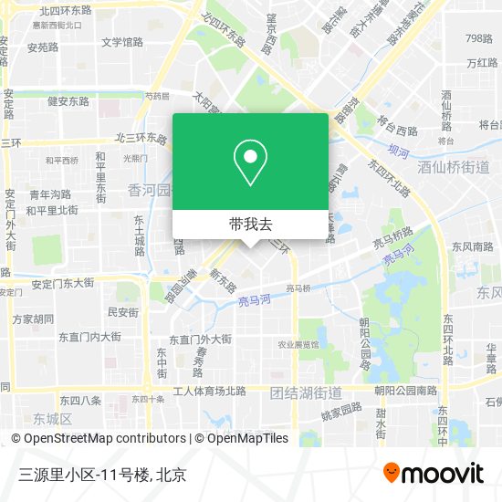三源里小区-11号楼地图