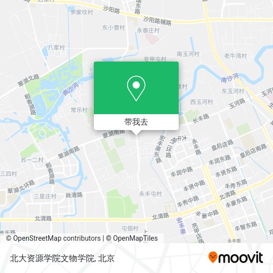 北大资源学院文物学院地图