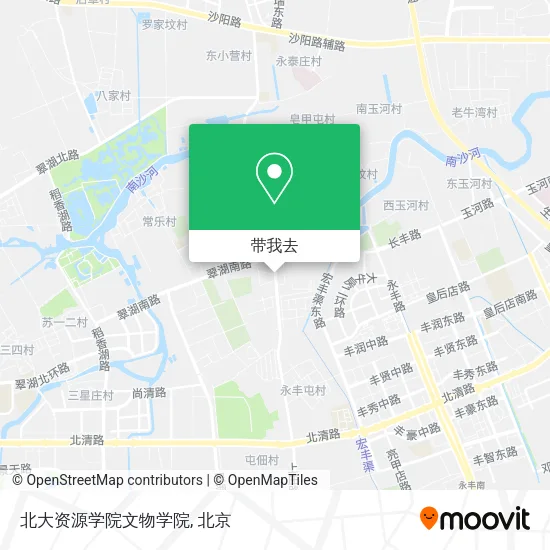 北大资源学院文物学院地图