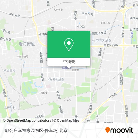 郭公庄幸福家园东区-停车场地图