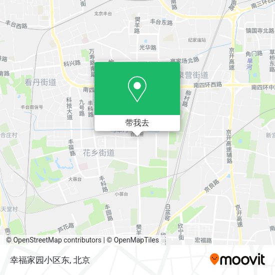 幸福家园小区东地图