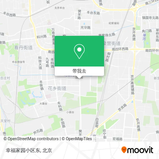 幸福家园小区东地图