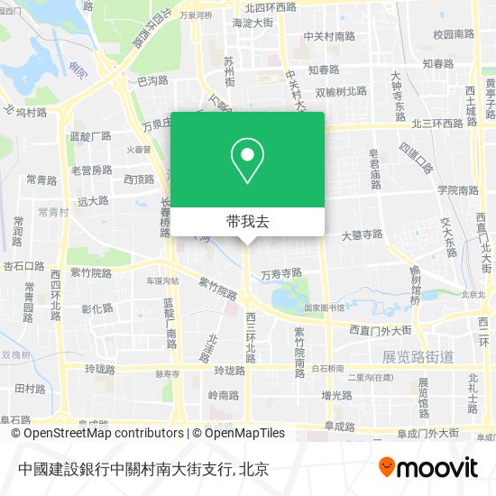 中國建設銀行中關村南大街支行地图