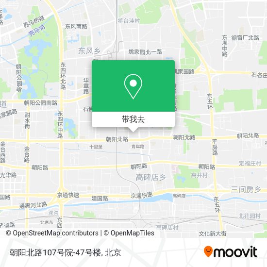 朝阳北路107号院-47号楼地图