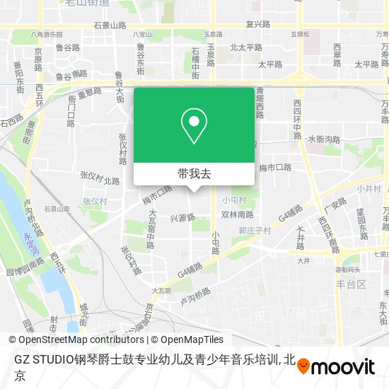 GZ STUDIO钢琴爵士鼓专业幼儿及青少年音乐培训地图