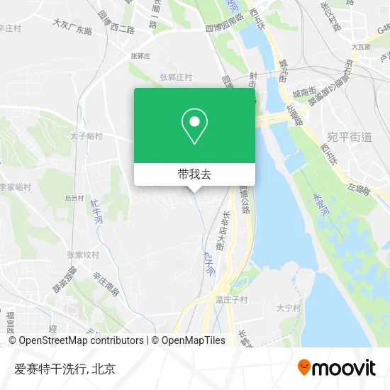 爱赛特干洗行地图