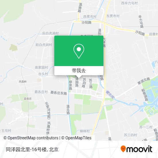 同泽园北里-16号楼地图