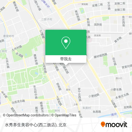 水秀养生美容中心(西二旗店)地图