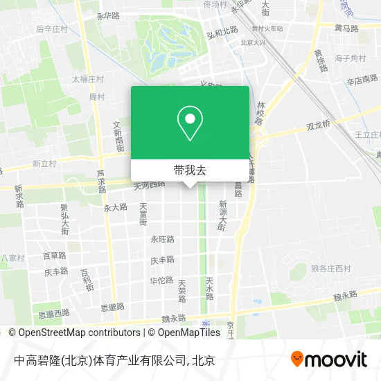中高碧隆(北京)体育产业有限公司地图