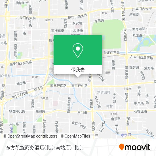 东方凯旋商务酒店(北京南站店)地图