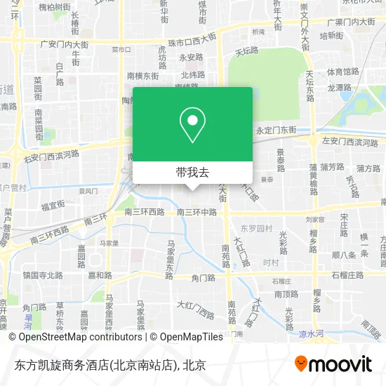 东方凯旋商务酒店(北京南站店)地图