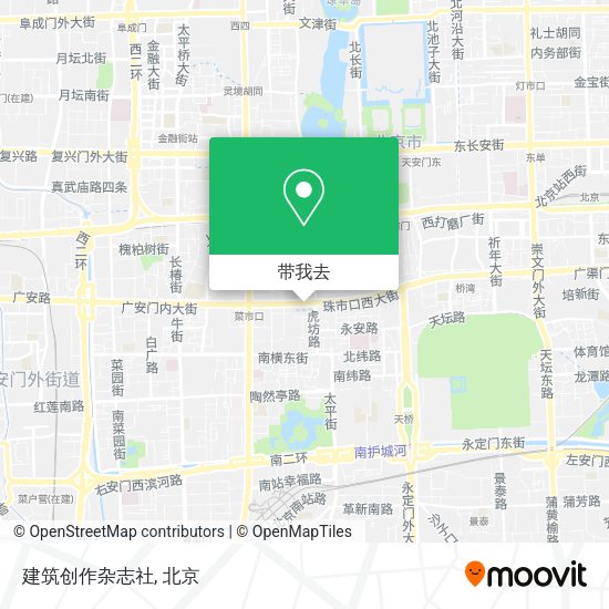 建筑创作杂志社地图
