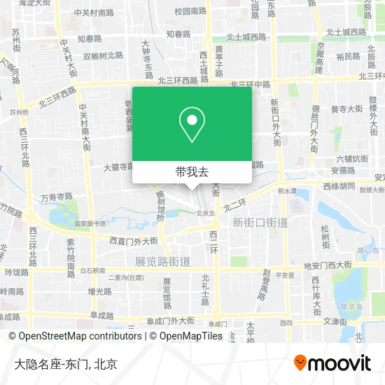 大隐名座-东门地图