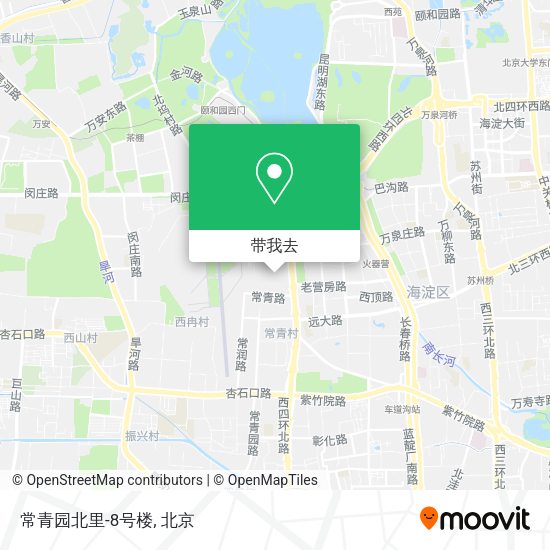常青园北里-8号楼地图