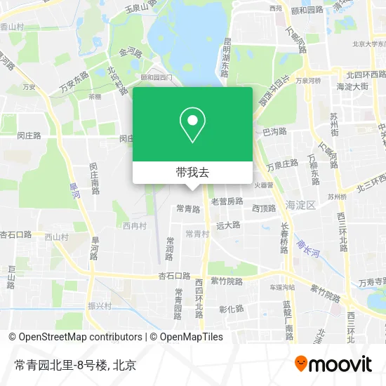 常青园北里-8号楼地图