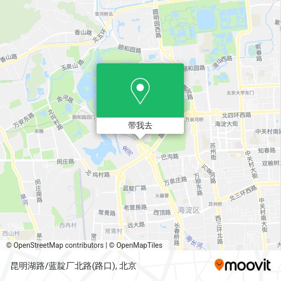 昆明湖路/蓝靛厂北路(路口)地图