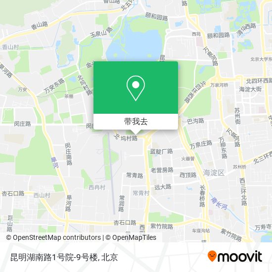 昆明湖南路1号院-9号楼地图