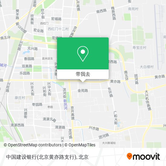 中国建设银行(北京黄亦路支行)地图