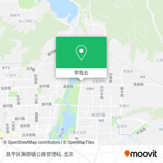 昌平区南邵镇公路管理站地图