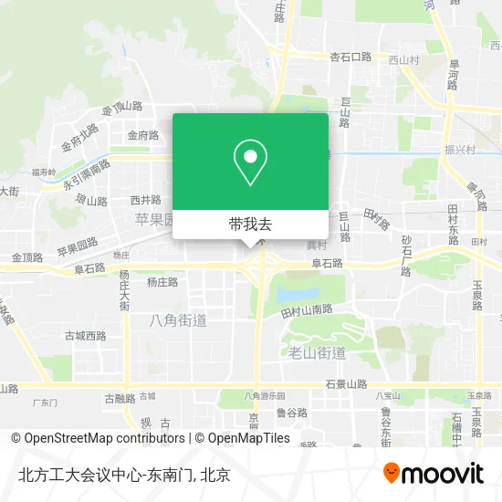 北方工大会议中心-东南门地图