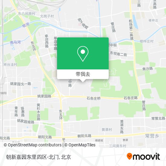 朝新嘉园东里四区-北门地图