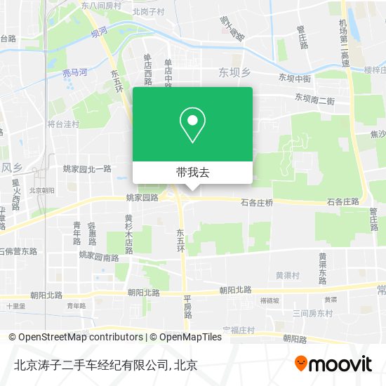 北京涛子二手车经纪有限公司地图
