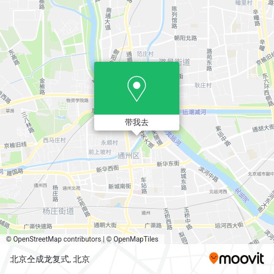 北京仝成龙复式地图