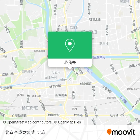 北京仝成龙复式地图