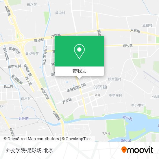 外交学院-足球场地图
