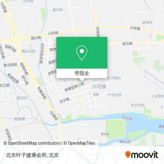 北京叶子健康会所地图