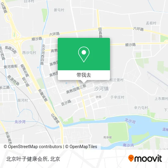 北京叶子健康会所地图