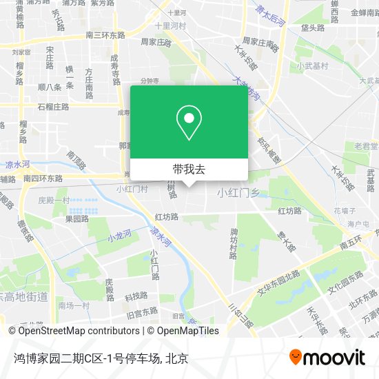 鸿博家园二期C区-1号停车场地图