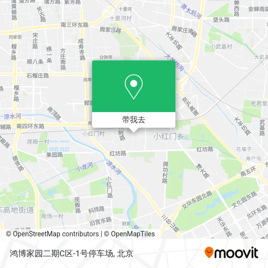 鸿博家园二期C区-1号停车场地图