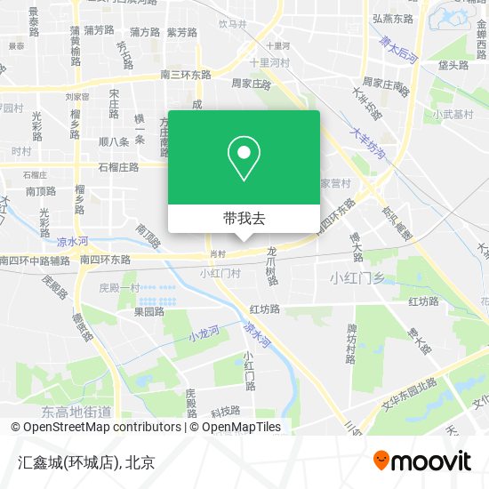 汇鑫城(环城店)地图