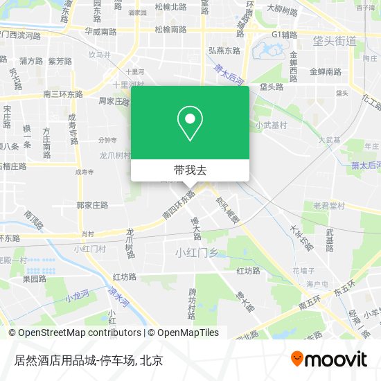 居然酒店用品城-停车场地图