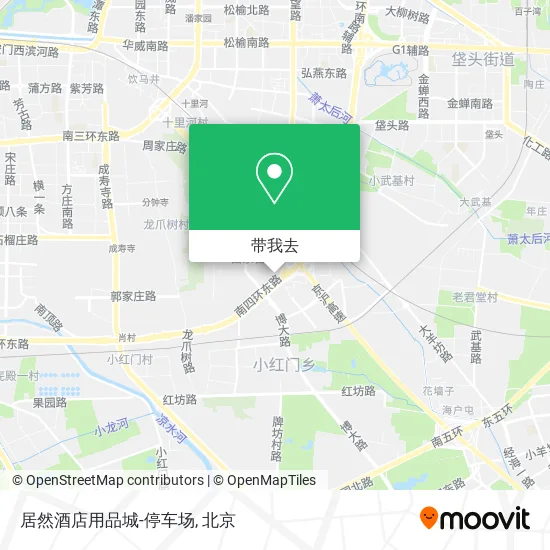 居然酒店用品城-停车场地图