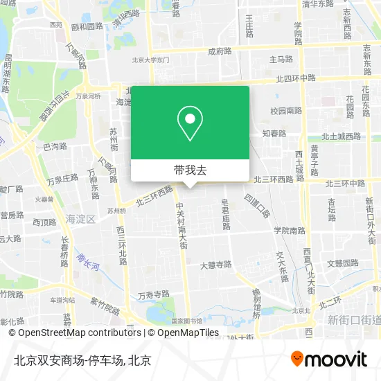 北京双安商场-停车场地图