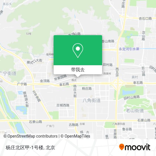 杨庄北区甲-1号楼地图