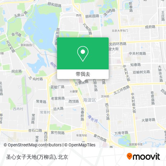 圣心女子天地(万柳店)地图