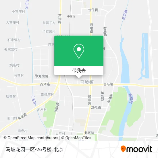 马坡花园一区-26号楼地图