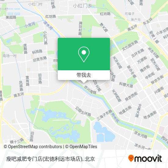 瘦吧减肥专门店(宏德利远市场店)地图