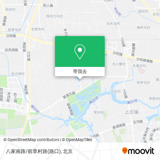 八家南路/前章村路(路口)地图