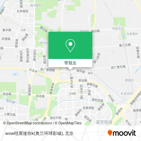 wow哇屋迷你k(奥兰环球影城)地图