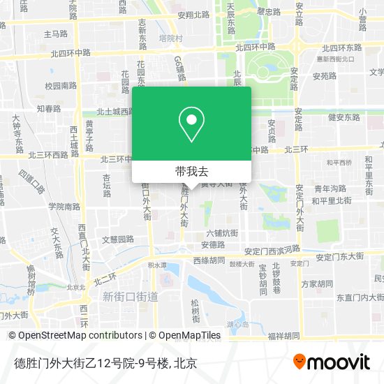 德胜门外大街乙12号院-9号楼地图