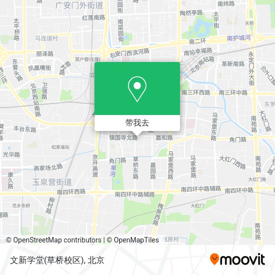 文新学堂(草桥校区)地图