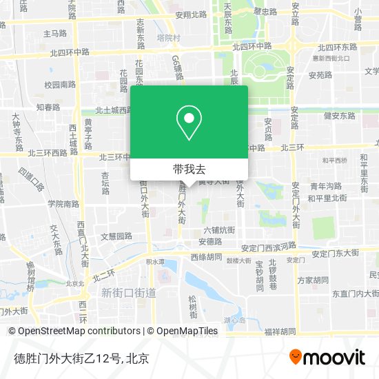 德胜门外大街乙12号地图
