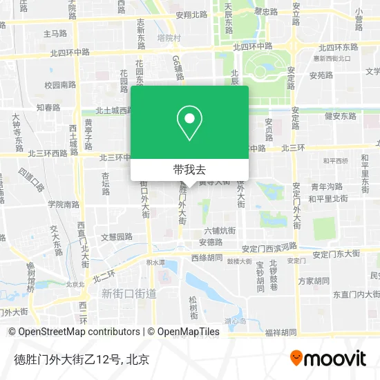 德胜门外大街乙12号地图